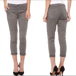 Vince military rolled trouser